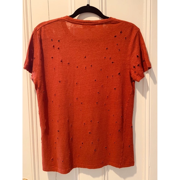 Iro Clay Shirt in Maroon Sz S - Picture 4 of 4